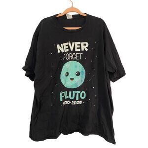 Never Forget Pluto Funny Graphic T-Shirt - Unisex 3XL
